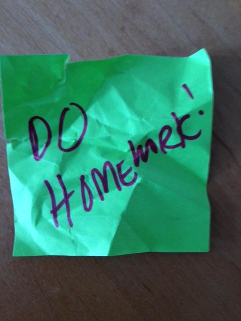 Ineffective homework picture