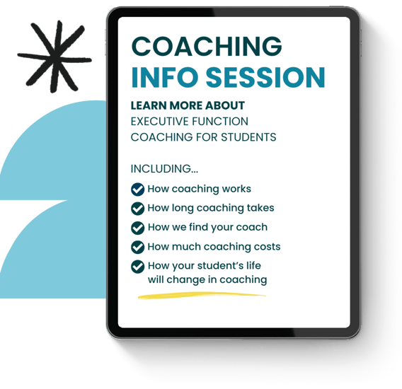 Preview of the Coaching Info Session title page on an ipad