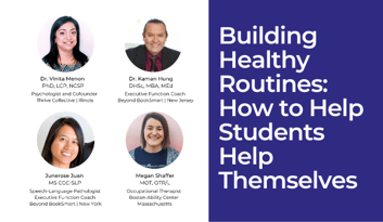 Building Healthy Routines How to Help Students Help Themselves