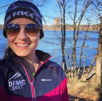 Maria Harlow uses her executive function skills to train for the Boston Marathon