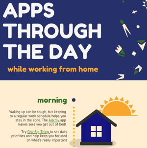 WFH Adult Apps through the day